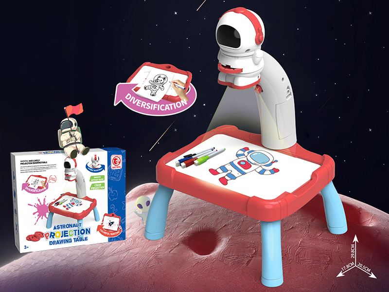 Astronaut Projection Drawing Table