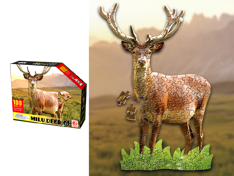100PCS Deer Puzzle