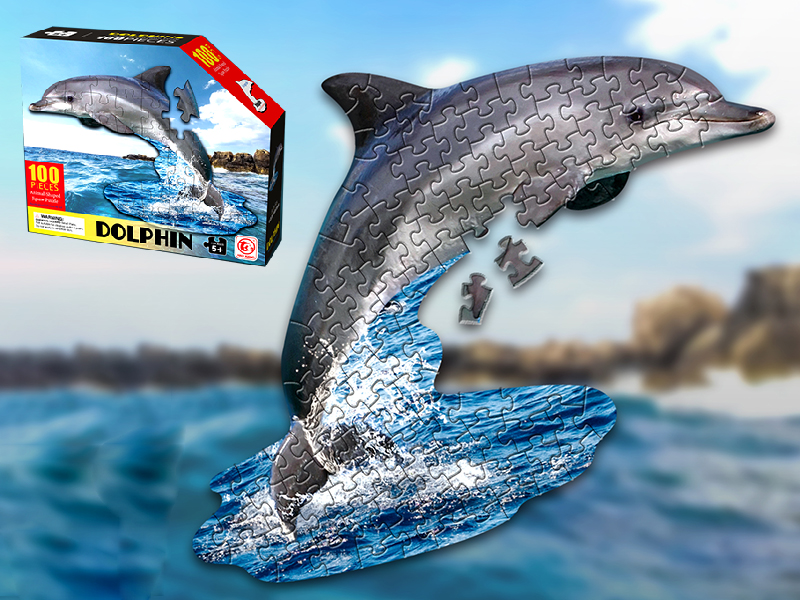 100PCS Dolphin Puzzle