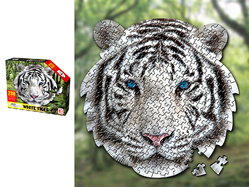 236pcs White Tiger Puzzle