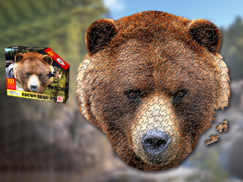 237pcs Brown Bear Puzzle