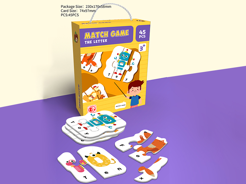 The Letter Knowledge Matching Puzzles 45pcs