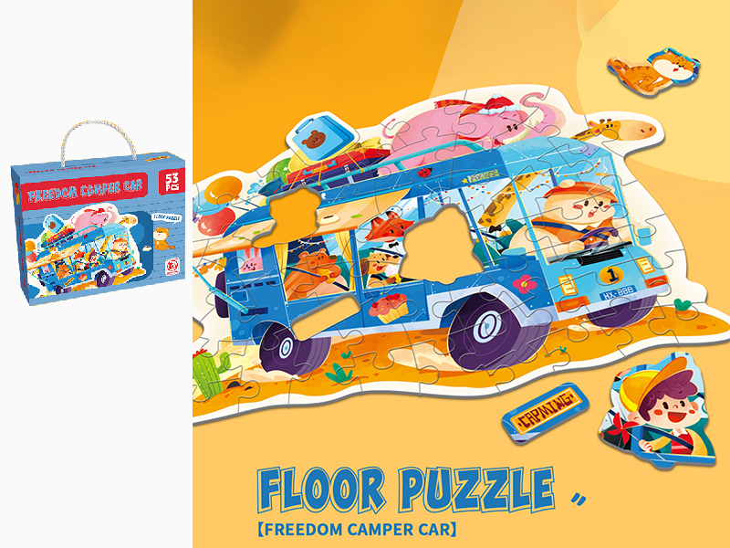 Floor Puzzle - Freedom Camper Car