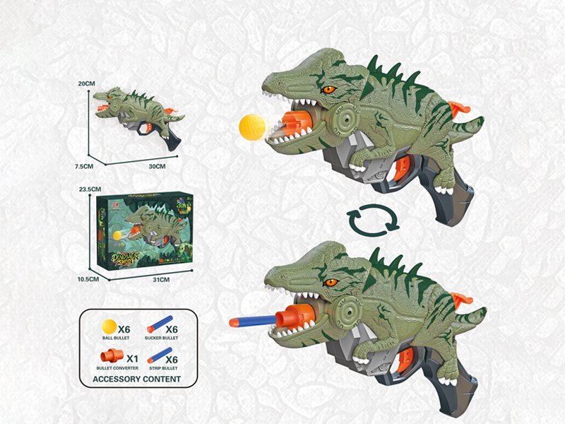 Dinosaur Soft Bullet Gun Toy