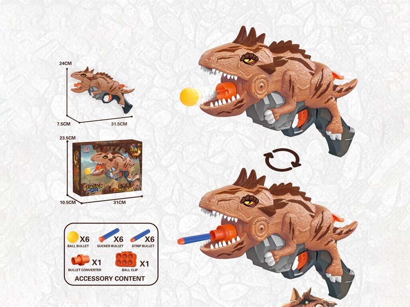 Dinosaur Soft Bullet Gun Toy