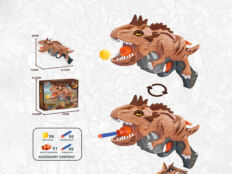 Dinosaur Soft Bullet Gun Toy