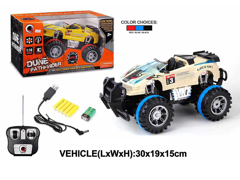 1:16 4 Channel Remote Control Cross-Country Car(With Light And Music)