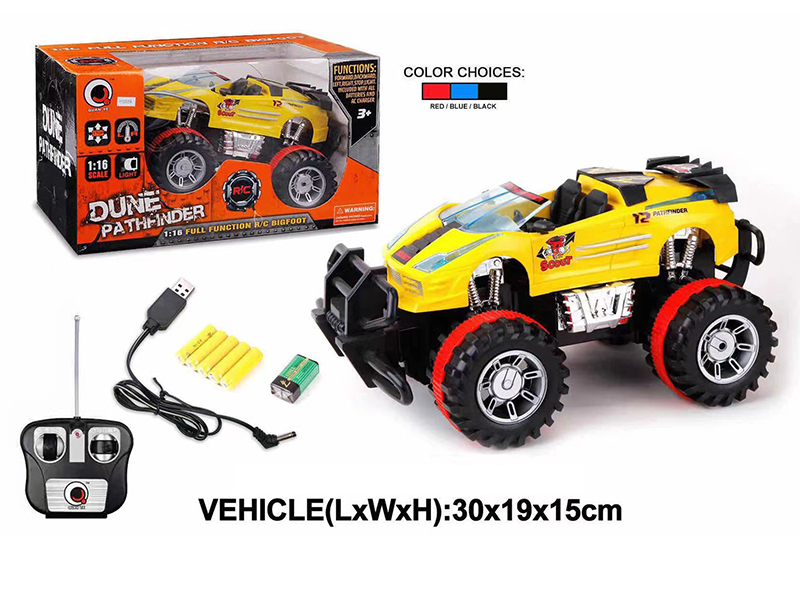 1:16 4 Channel Remote Control Cross-Country Car(With Light And Music)