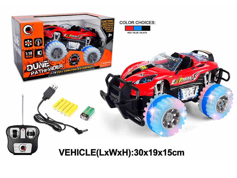 1:16 4 Channel Remote Control Cross-Country Car(With Light And Music)