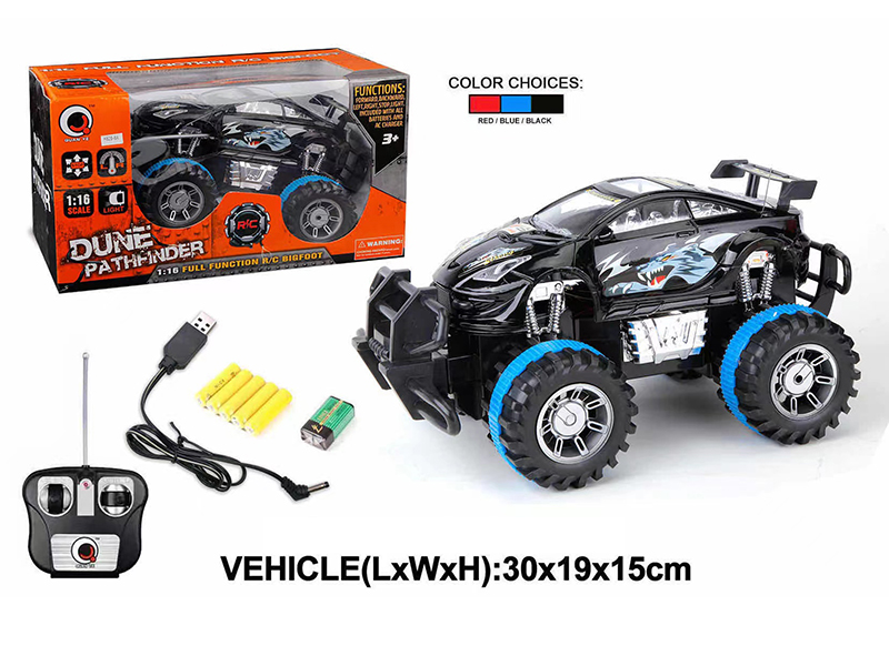 1:16 4 Channel Remote Control Cross-Country Car(With Light And Music)