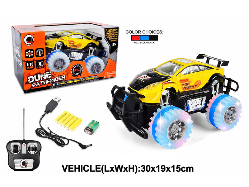 1:16 4 Channel Remote Control Cross-Country Car(With Light And Music)