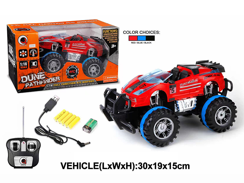 1:16 4 Channel Remote Control Cross-Country Car(With Light And Music)