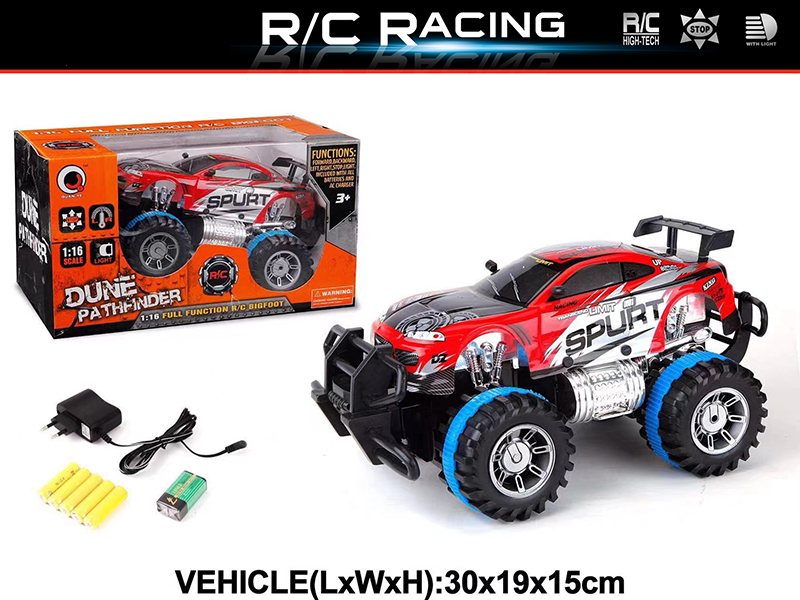 1:16 4 Channel Remote Control Cross-Country Car(With Light And Music)