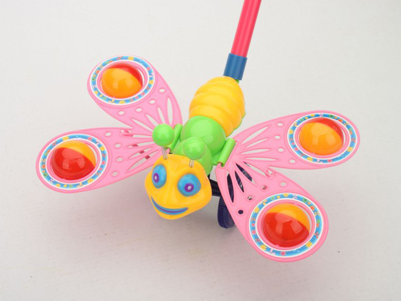 Hand Pushed Honeybee Toy