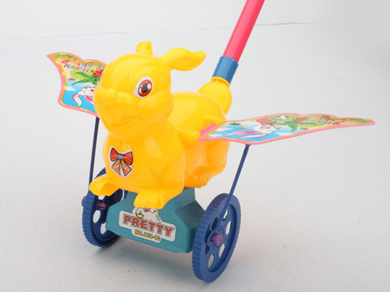 Hand Pushed Rabbit Toy