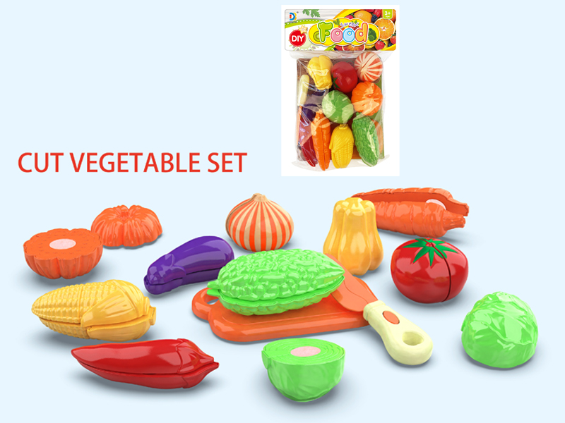 10PCS Cutting Vegetables Toy Set