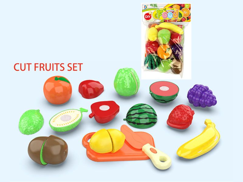 10PCS Cutting Fruits Toy Set