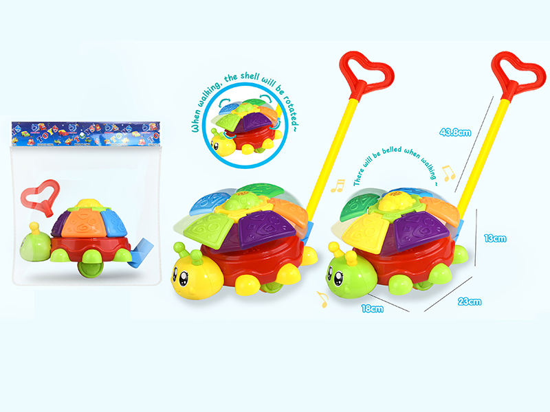 Hand Push Rotating Beetle