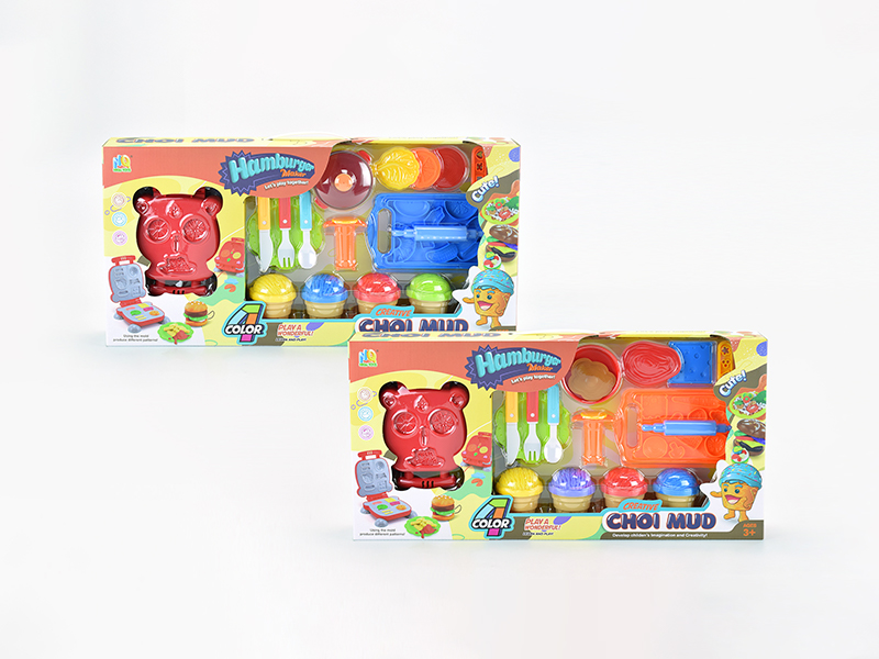 Hamburger Machine Kitchen Colored Mud Toy Set