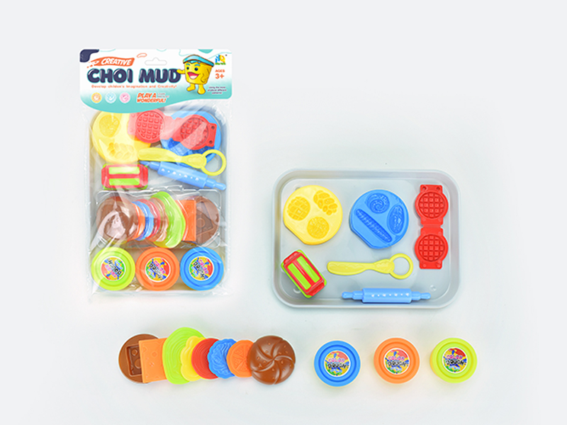 Hamburg Bread Colored Mud Toy Set