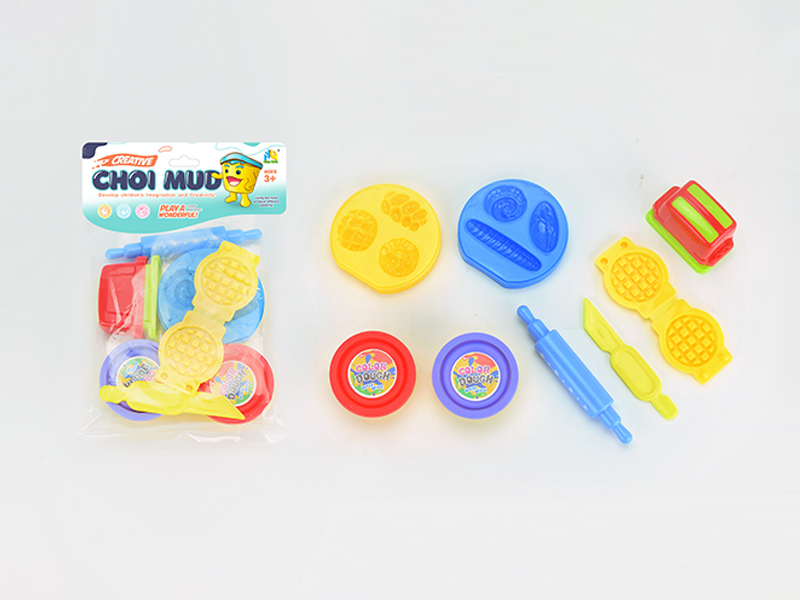 Bread Colored Mud Toy Set