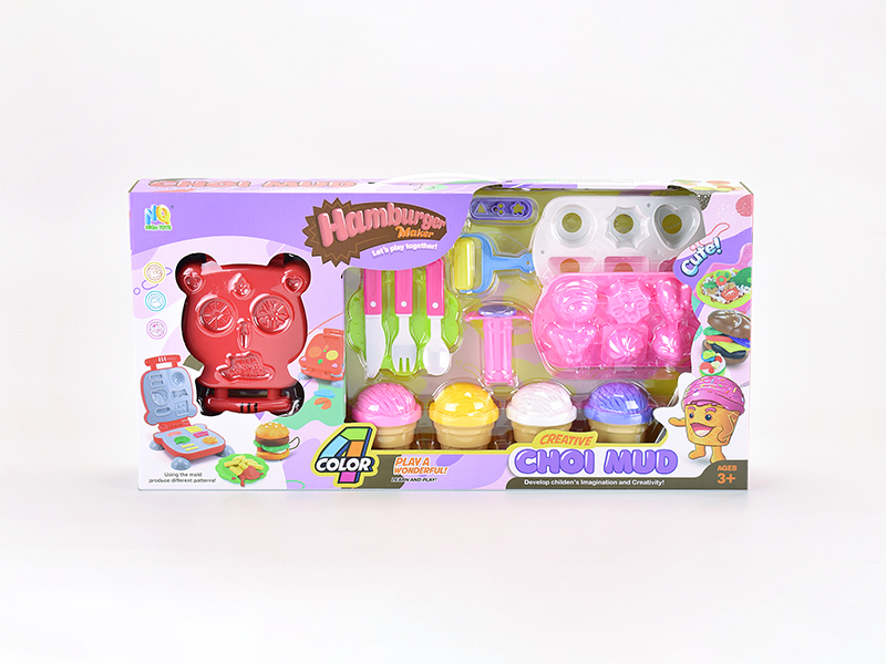 Hamburg Machine Dessert Colored Mud Toy Set