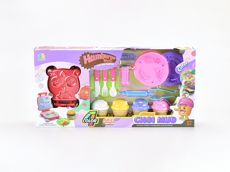 Hamburg Machine Fruit Colored Mud Toy Set
