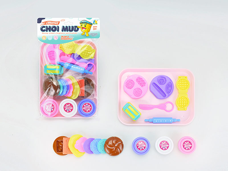 Hamburg Bread Colored Mud Toy Set