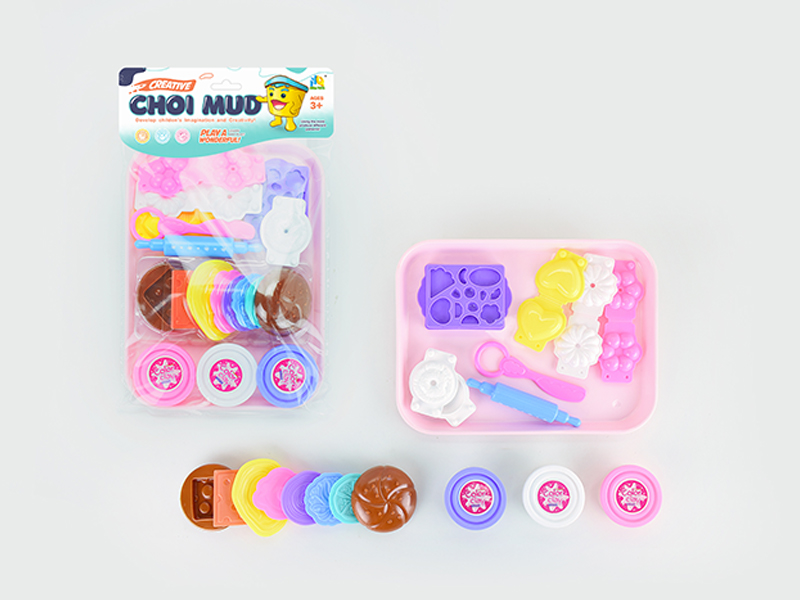 Hamburg Biscuit Colored Mud Toy Set