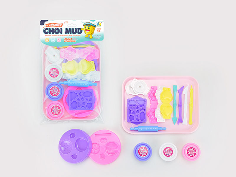 Hamburg Biscuit Colored Mud Toy Set