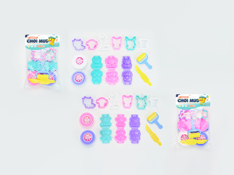 Animal Colored Mud Toy Set