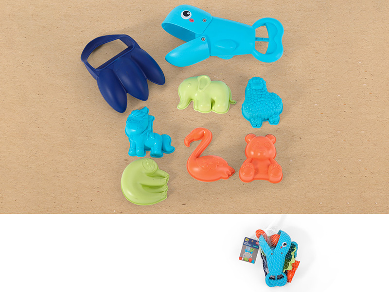 Whale Clamp Beach Toys 8pcs