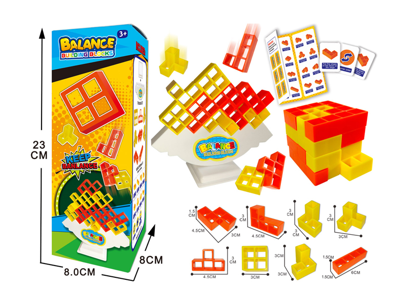 16PCS Balance Building Block