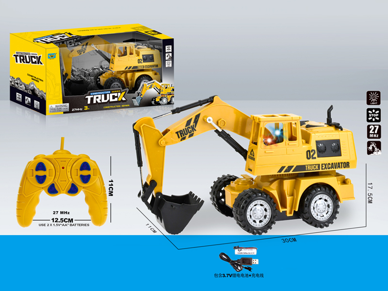 R/C 5Ch Engineering Excavator With Light