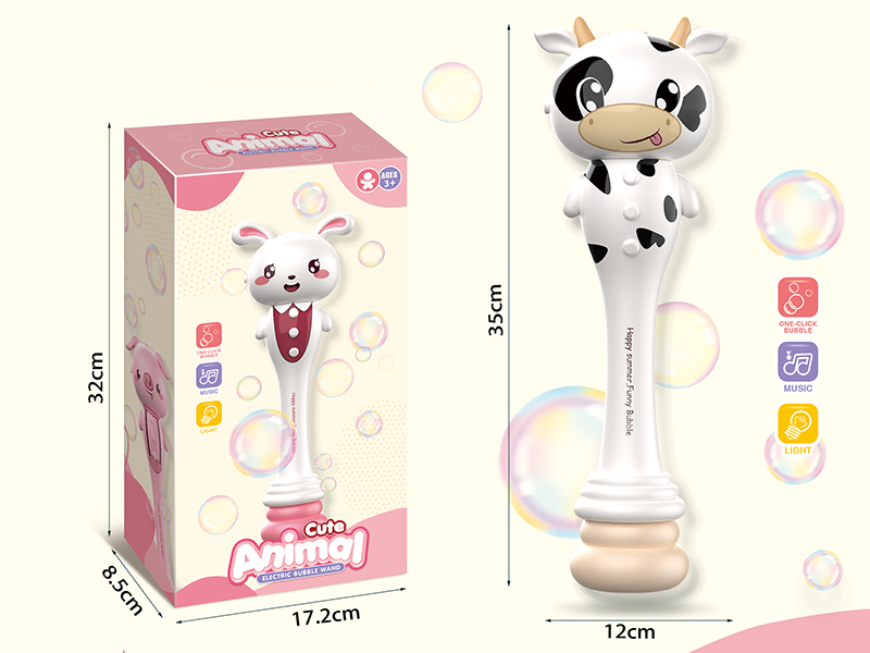 Cute Cow Electric Bubble Wand