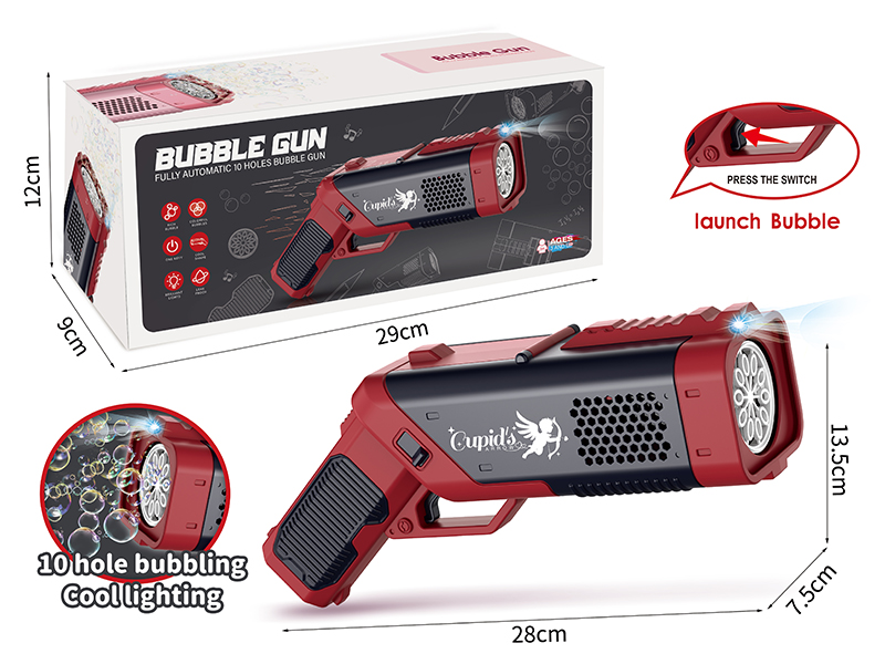 Fully Automatic 10 Holes Bubble Gun