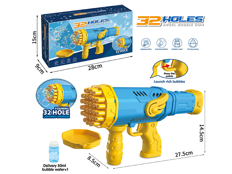 32 Holes Angel Bubble Gun