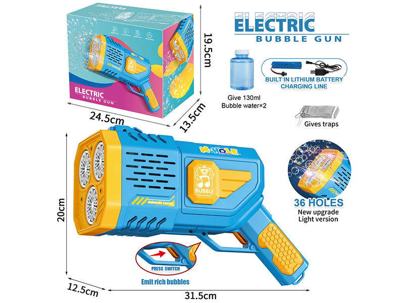 36 Holes Bubble Gun( Fully Automatic Water Supply )