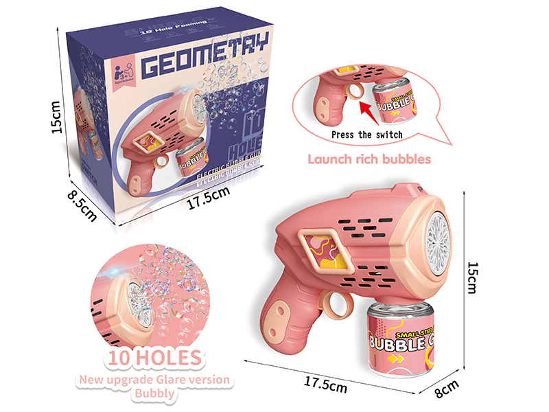 Fully Automatic Bubble Gun(With 90ml Bubble Water)