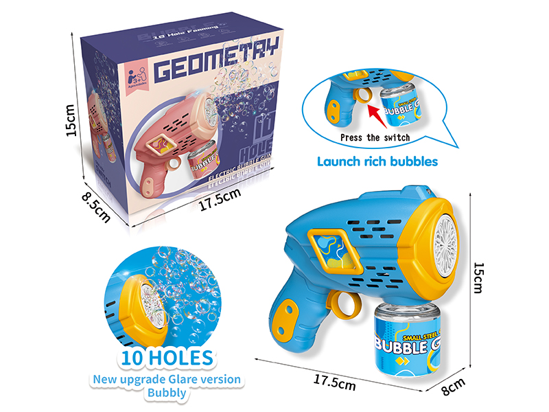 Fully Automatic Bubble Gun(With 90ml Bubble Water)