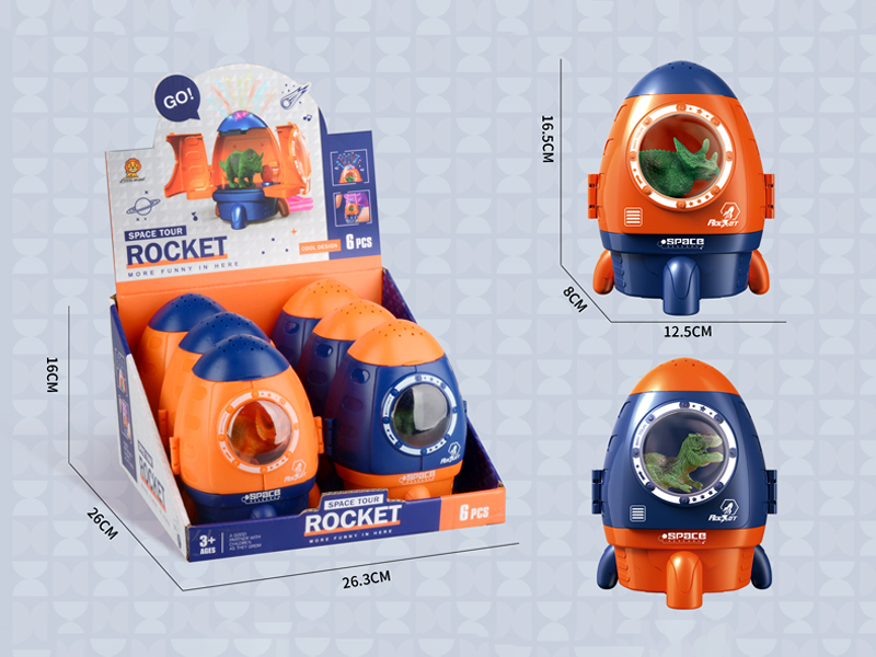 6PCS Dinosaur Rocket Bag