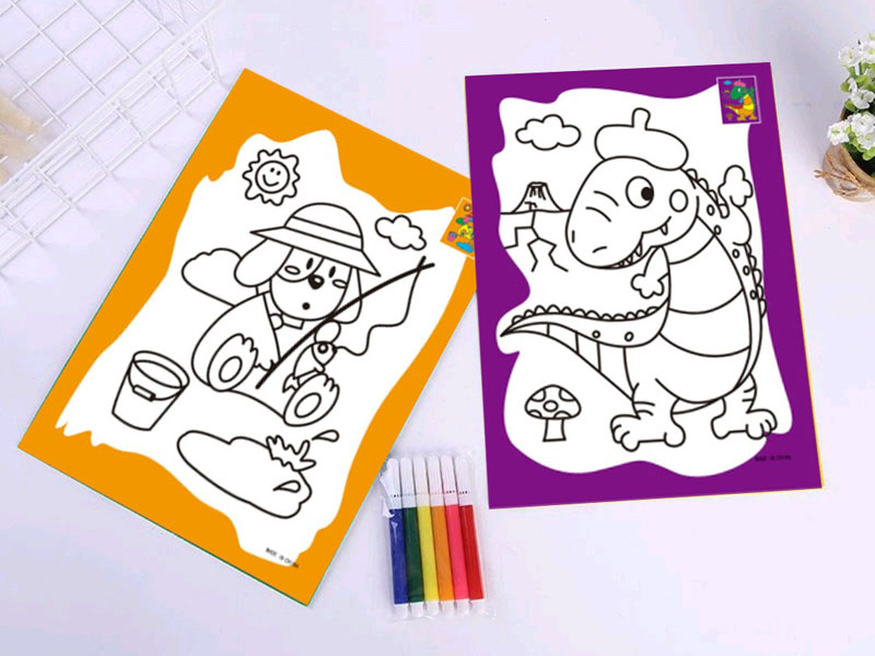 Diy Six Color Pen Watercolor Painting