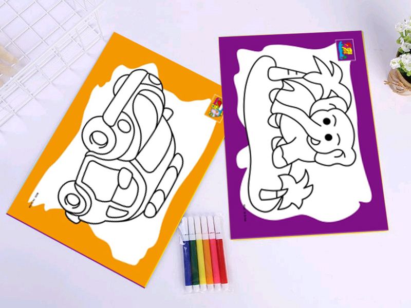 Diy Six Color Pen Watercolor Painting