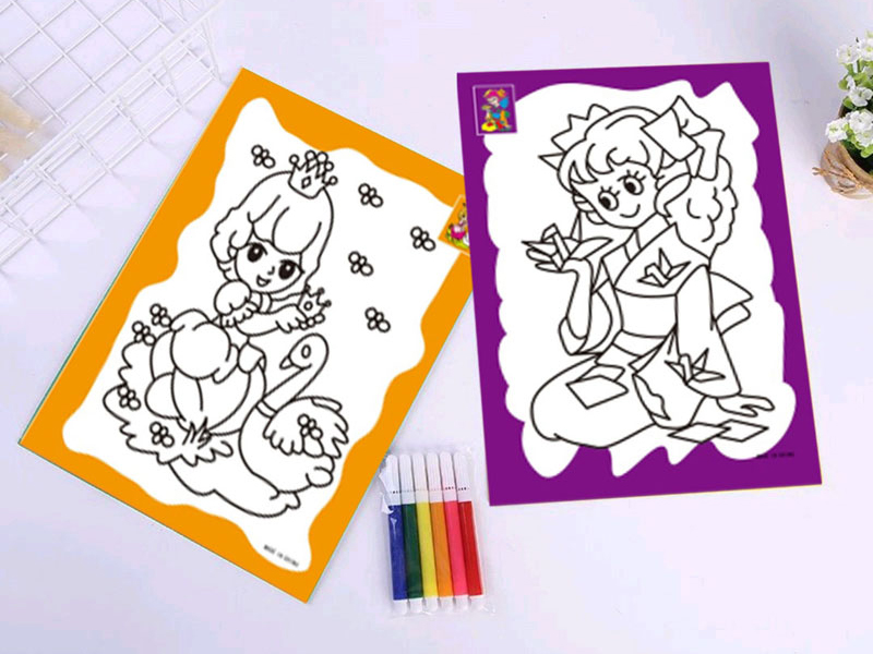 Diy Six Color Pen Watercolor Painting