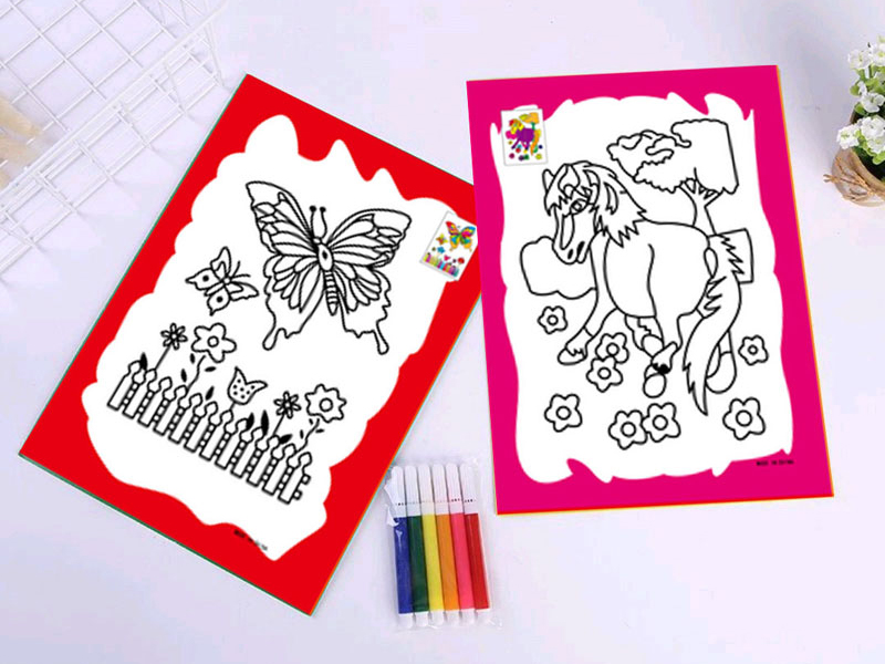 Diy Six Color Pen Watercolor Painting