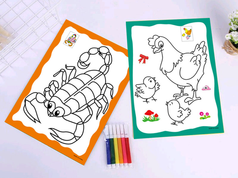 Diy Six Color Pen Watercolor Painting