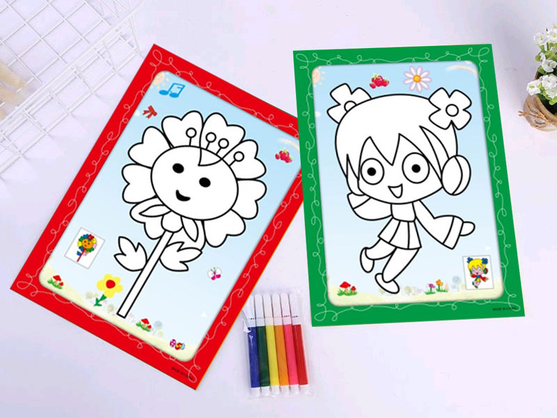 Diy Six Color Pen Watercolor Painting