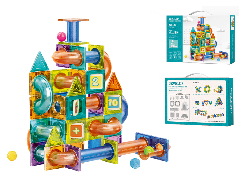 Magnetic Tiles Track Building Block 131pcs