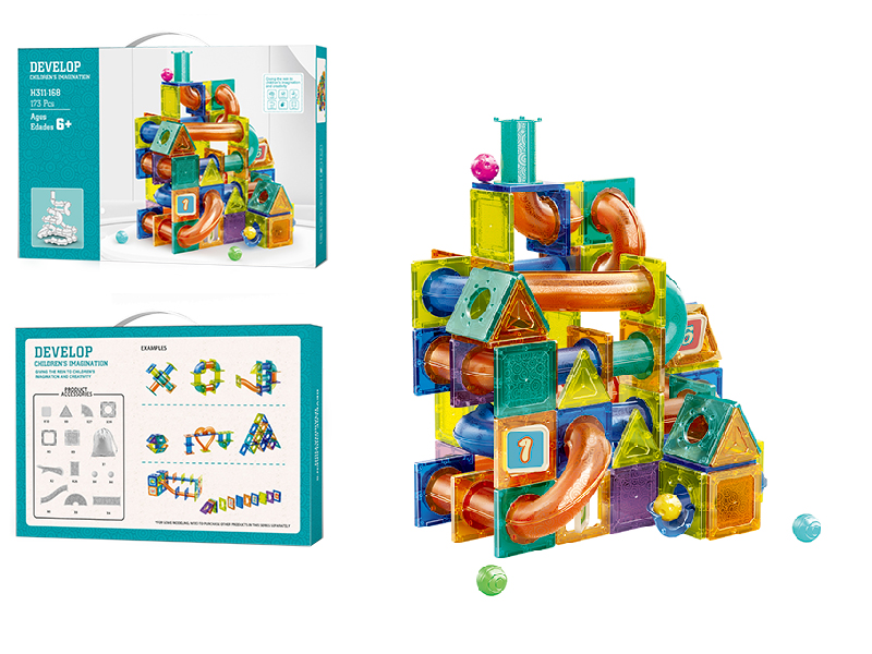Magnetic Tiles Track Building Block 173pcs