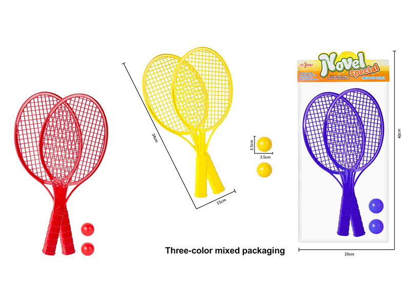 Tennis Racket(With 2 Ping Pong Balls)